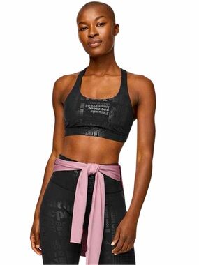 Lululemon – Energy Bra *Manifesto – 20YR Manifesto Foil Black Black – Sz. 8
